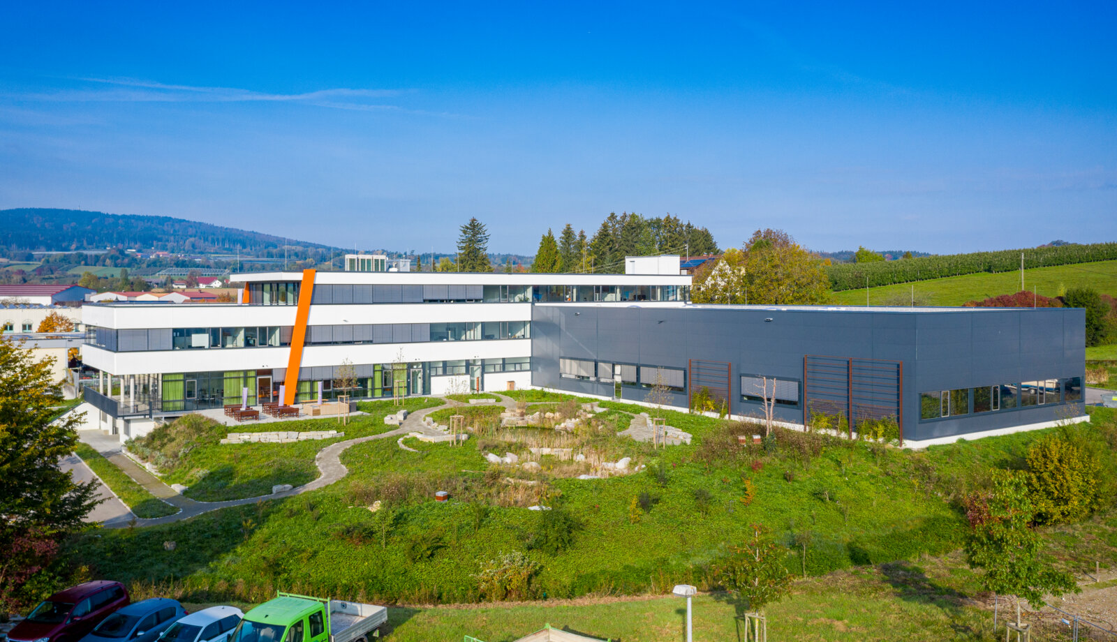 Neubau Produktionshalle mit Verwaltungsgebäude Ihse Oberteuringen <br>